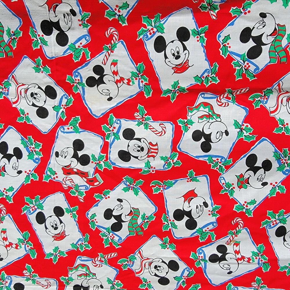 Disney Christmas Mickey Mouse Crafting Material 106" x 44"